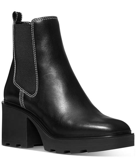 Michael Michael Kors Women's Keisha Lug Sole Chelsea Booties 